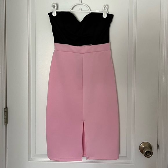 Windsor Black and Pink Dress - Picture 1 of 5